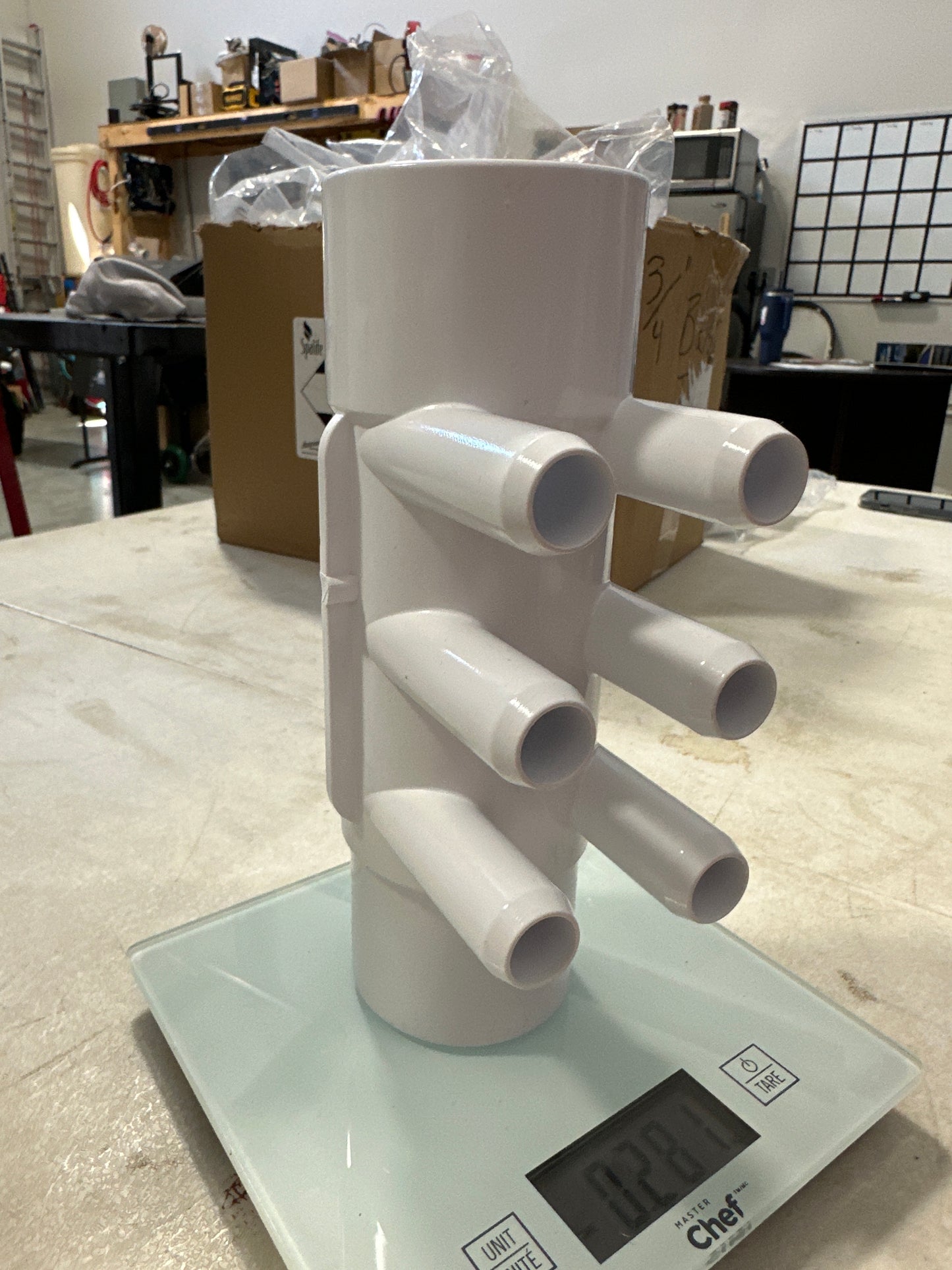 2" S x 2" Spg (6) 3/4" SB Ports