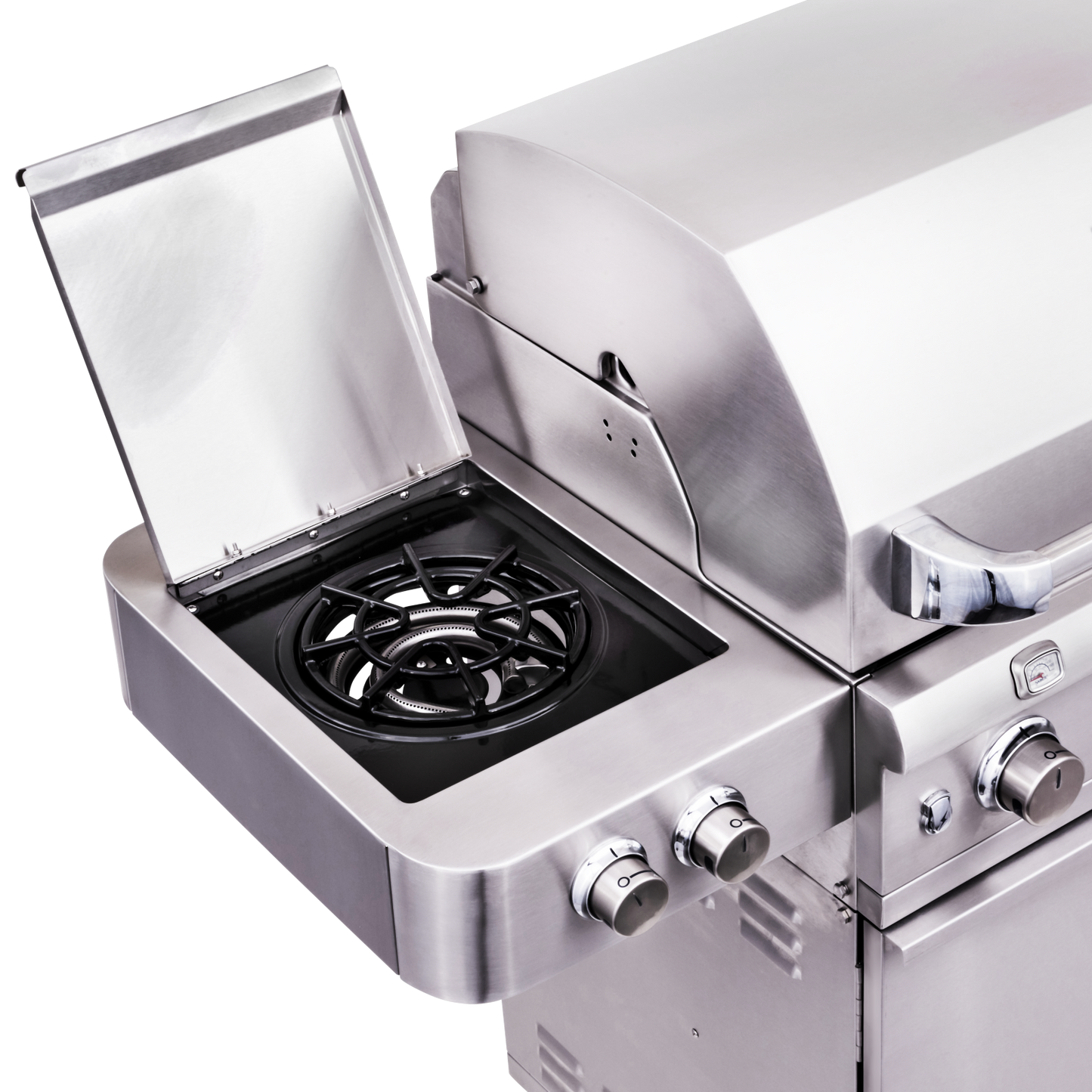 SABER® Premium 3-Burner Gas Grill w/Dual Ring Side Burner