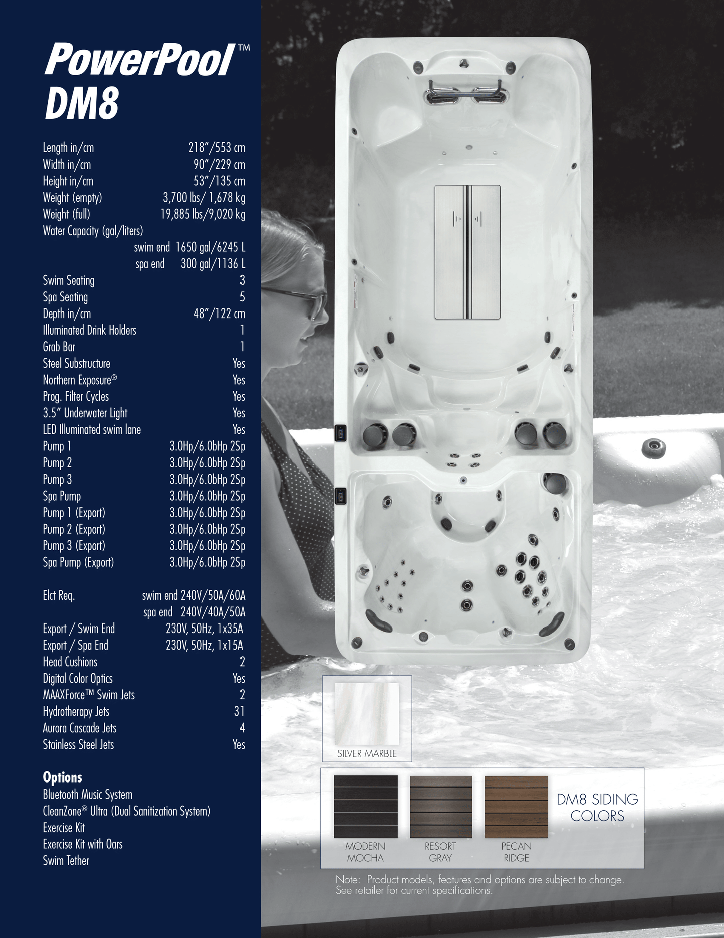 DM8 - 18 Foot Swim Spa American Bath Group - LA Pool & Spas