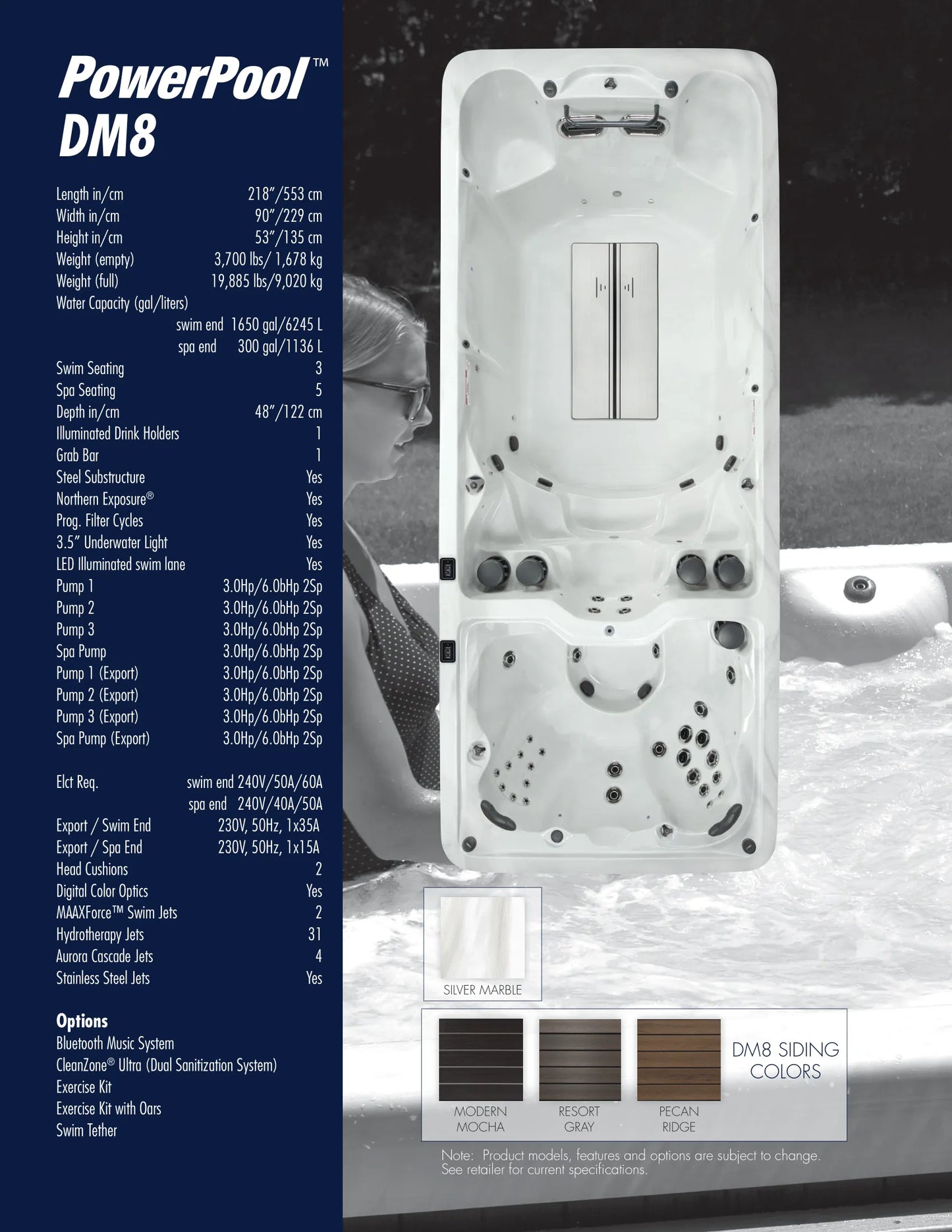 DM8 - 18 Foot Swim Spa American Bath Group - LA Pool & Spas