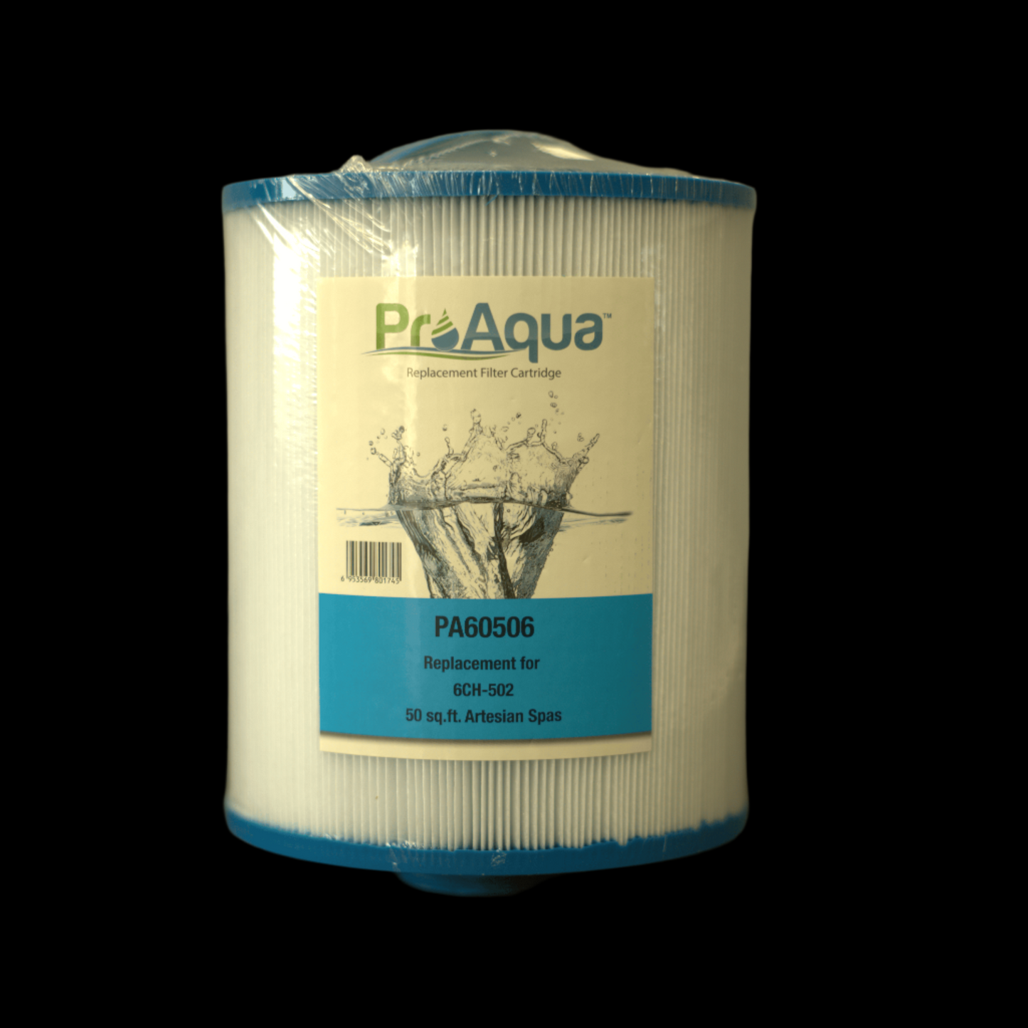 Pro-Aqua 6CH-502 Hot Tub Filter (PAS50SV-F2M, FC-0311, M60506)