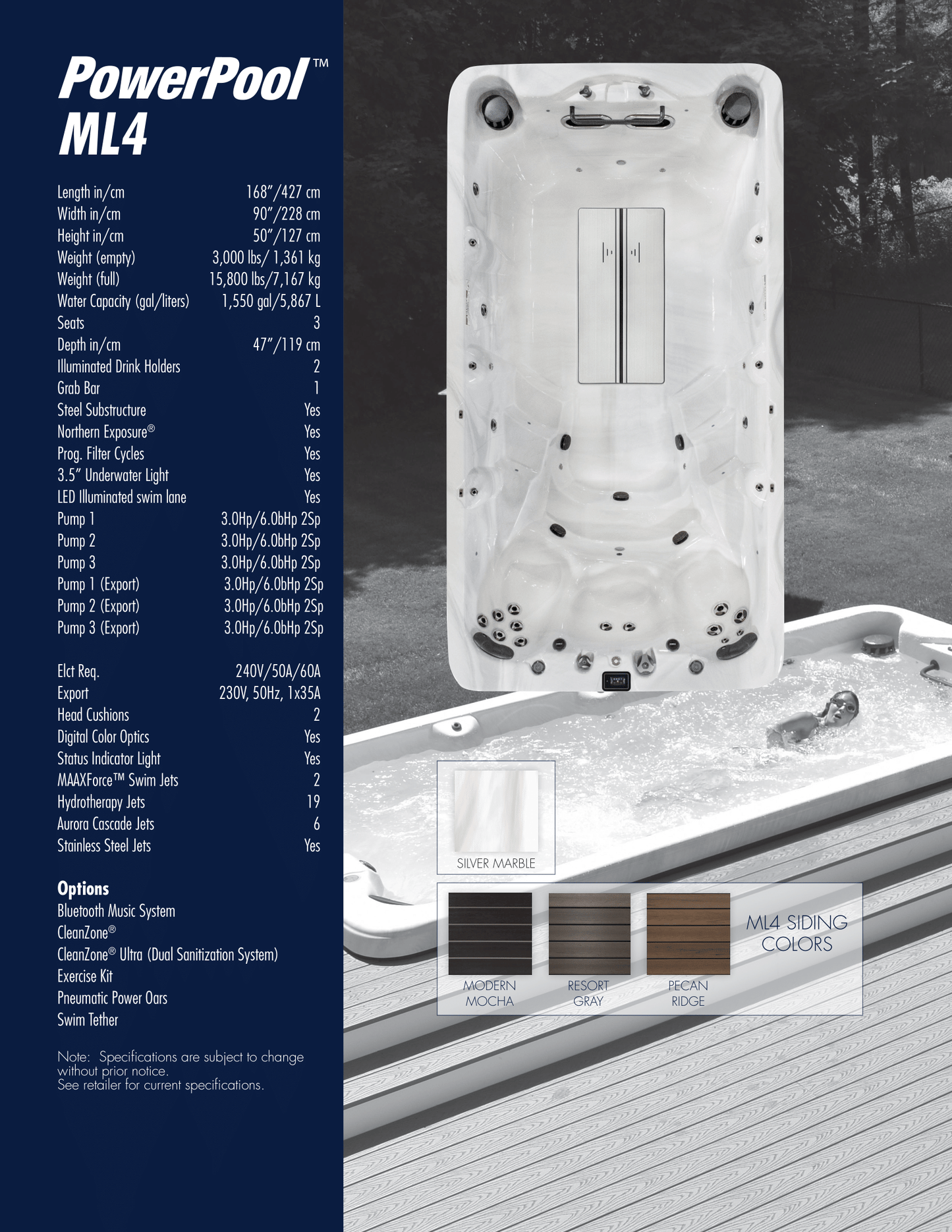 ML4 - 14 Foot Swim Spa American Bath Group - LA Pool & Spas