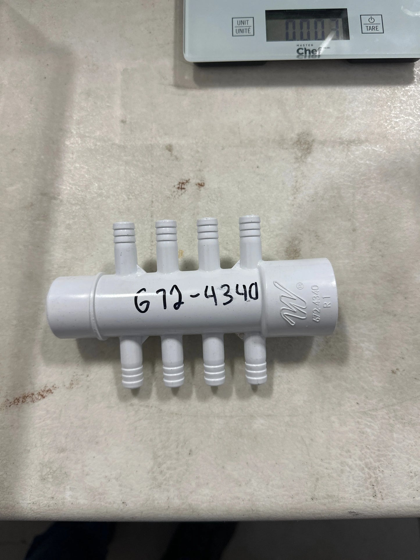 Manifold air 3/8 x8 ASPS - LA Pool & Spas