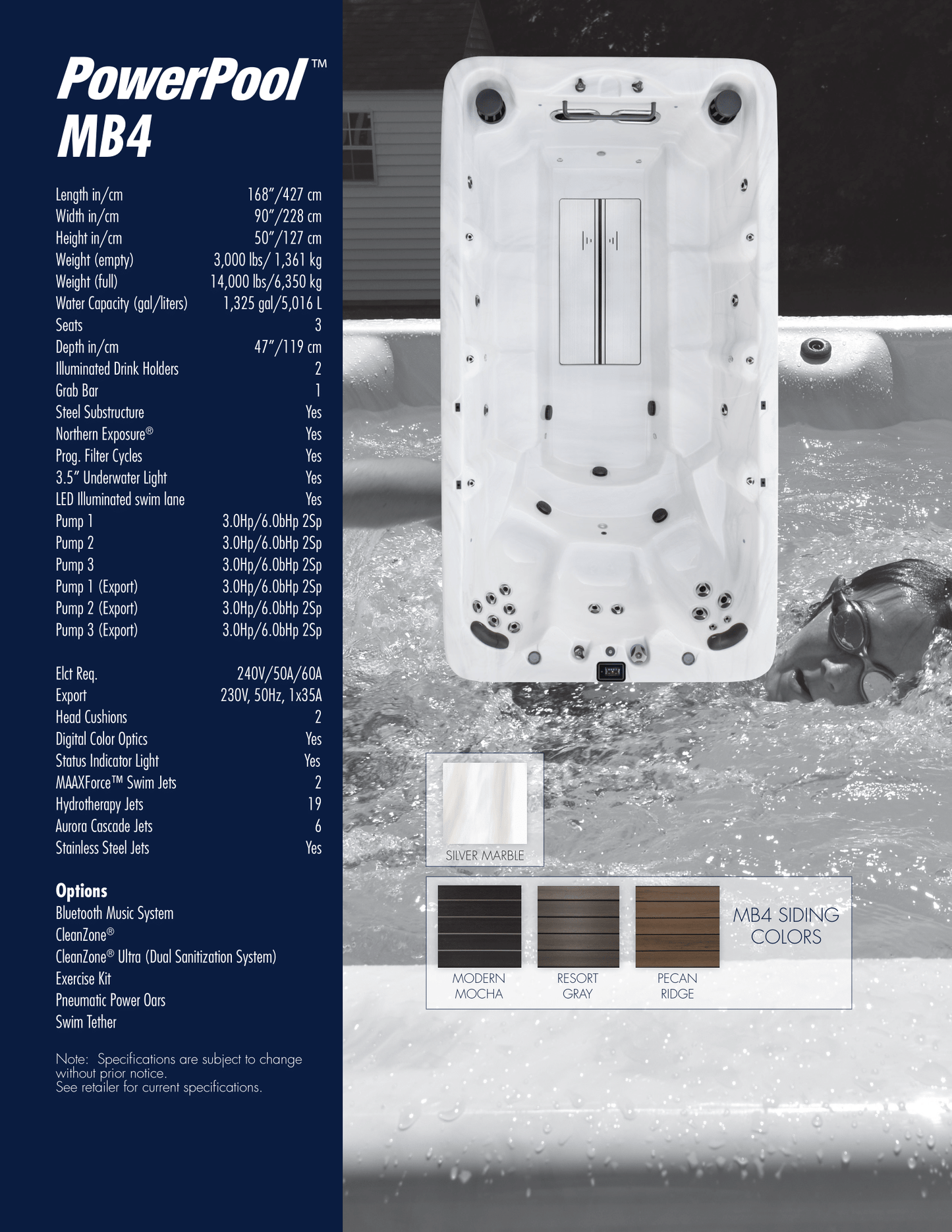 MB4 - 14 Foot Swim Spa