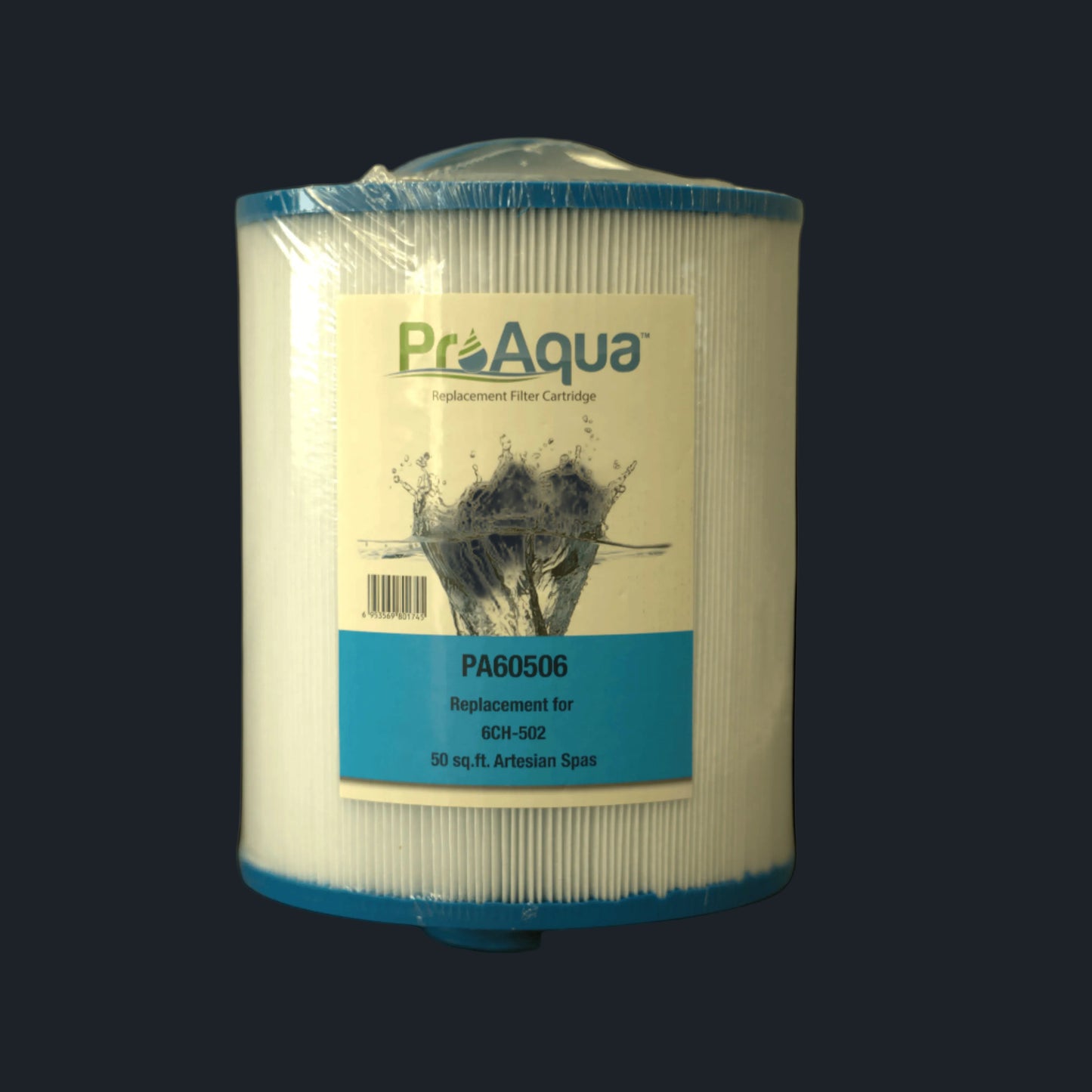 Pro-Aqua 6CH-502 Hot Tub Filter (PAS50SV-F2M, FC-0311, M60506) ProAqua&Pleatco - LA Pool & Spas