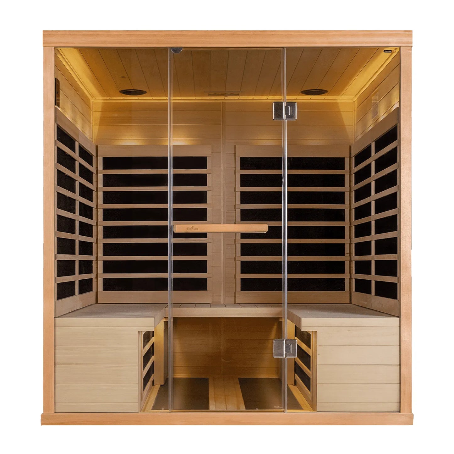 S840 - Hemlock - 4 Person 20 Amp (DEDICATED) Infrared Sauna Finnleo - LA Pool & Spas