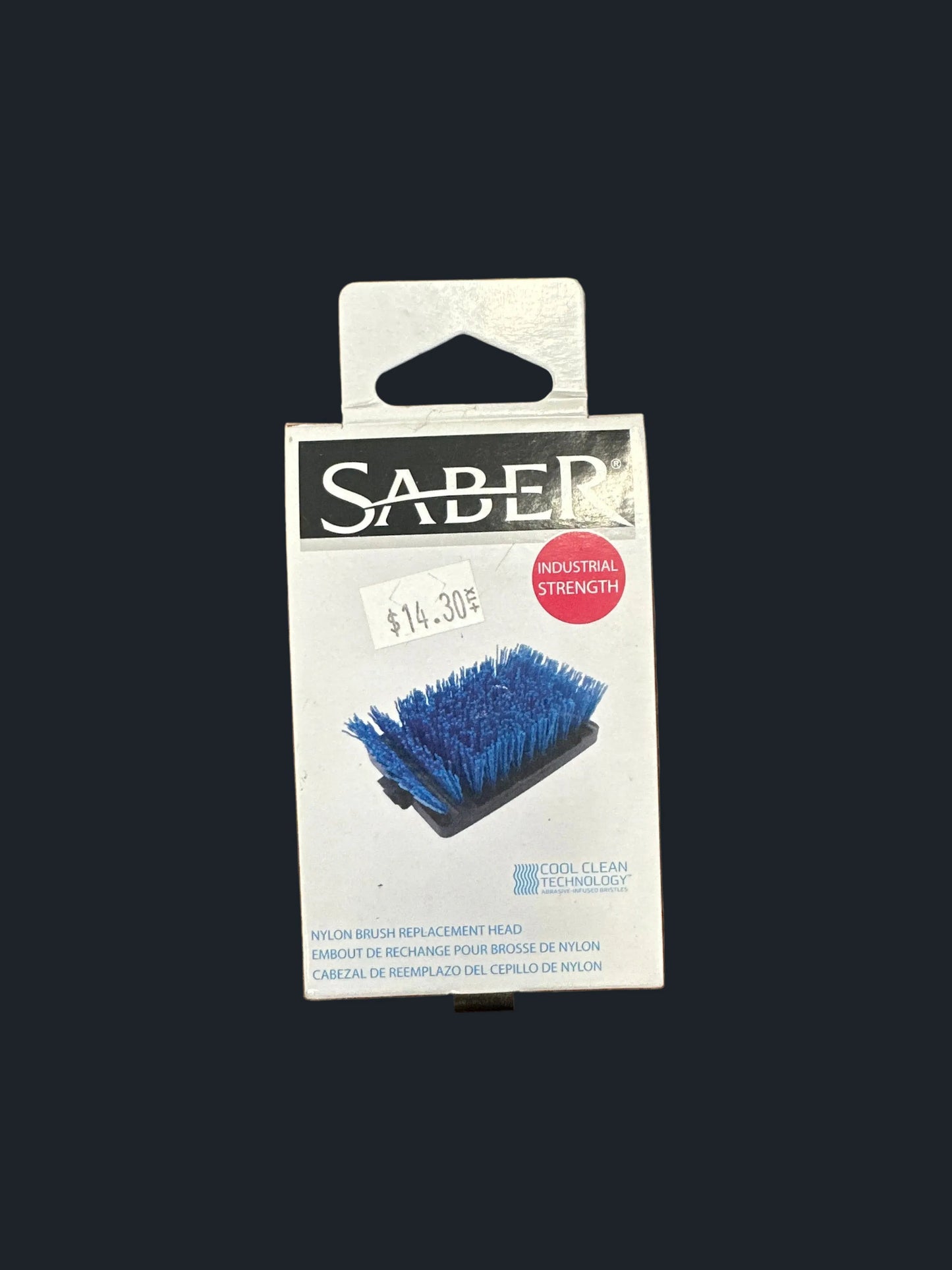 Saber Cool-Touch Nylon Brush Replacment head Saber - LA Pool & Spas