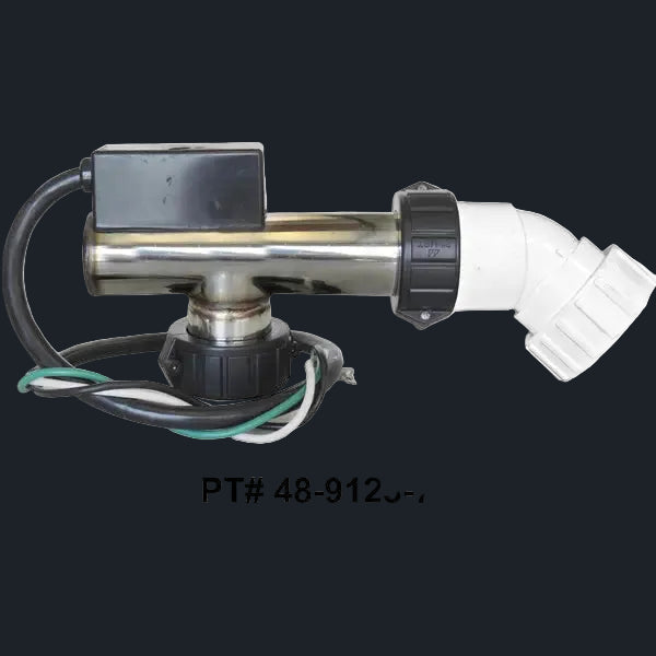 Arctic spa 5.5kw Heater, 240v, 45 deg, curved one end