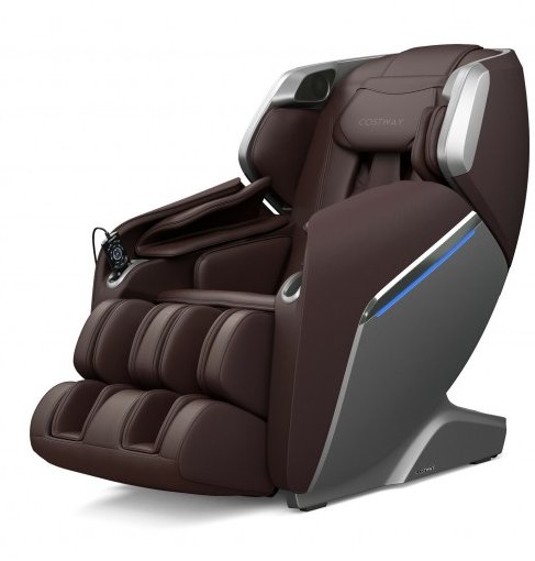 Demo unit-COSTWAY - Wave Calf Rollers-JL10008WL - Full Body Zero Gravity Massage Chair with SL Track Voice Control & Heat