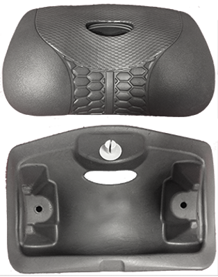 Pillow, Head Rest, Adjustable Vita 3 texture graphite