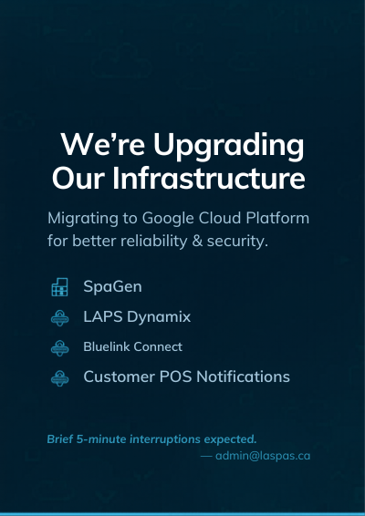 SpaGen & Kiosk Manager Migration