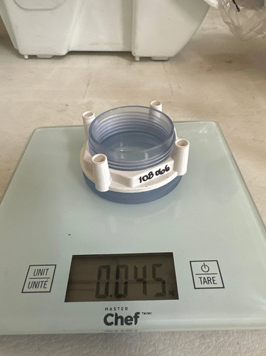 1IN ON/OFF LED WALL FITTING W/NUT AND GASKET  MAAX - LA Pool & Spas