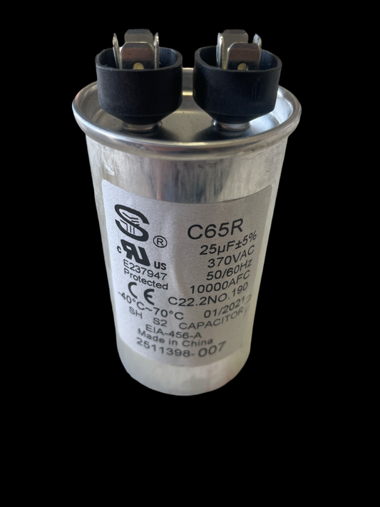 25 MFD Run Capacitor, 370V (RCR25-370)