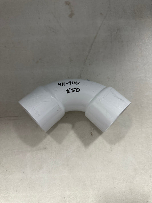 411-9110  1.5" 90 elbow sweep SLxSL