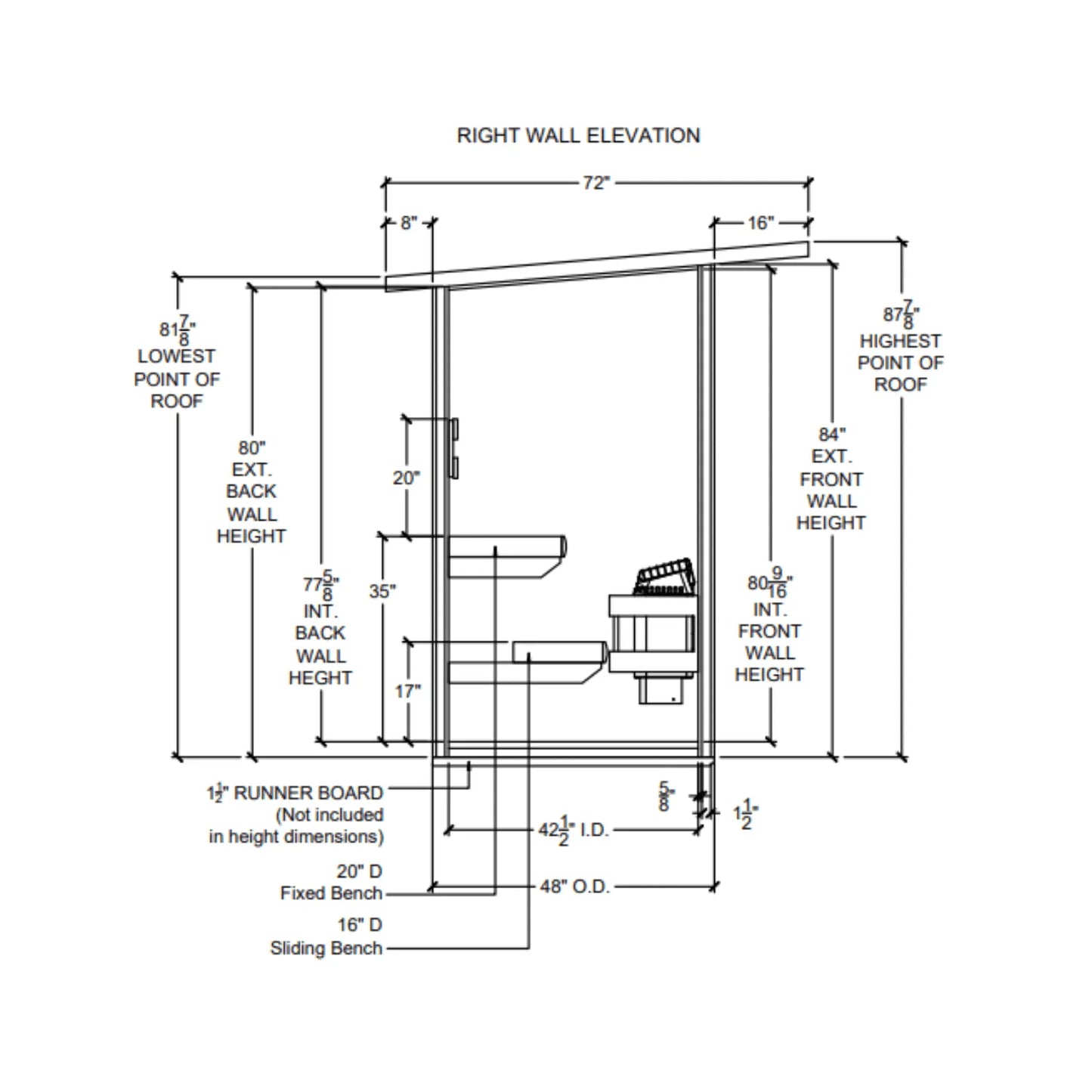 4' x 6' NorthStar Outdoor Sauna  Finnleo - LA Pool & Spas