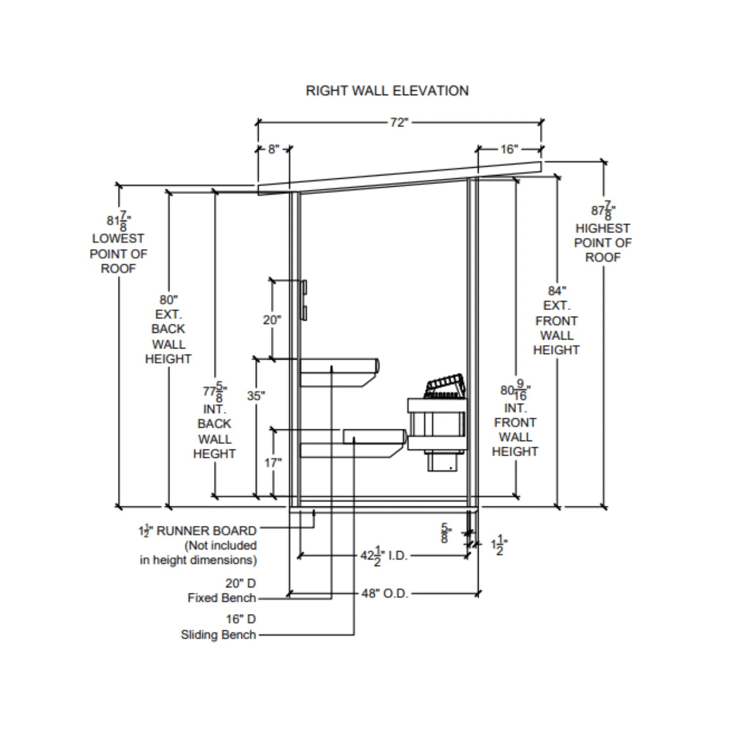 4' x 6' NorthStar Outdoor Sauna  Finnleo - LA Pool & Spas