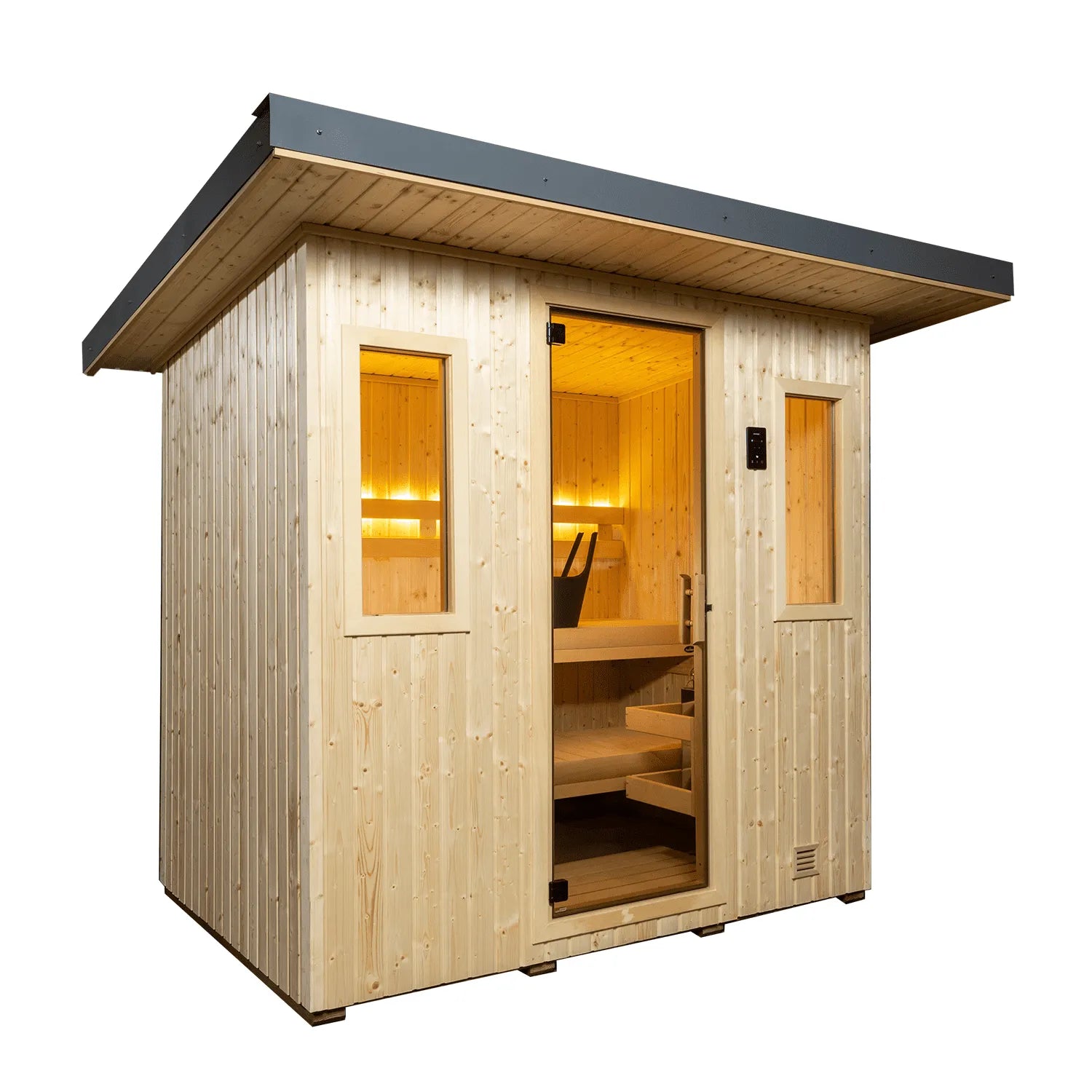 5' x 7' Northstar Outdoor Sauna  Finnleo - LA Pool & Spas