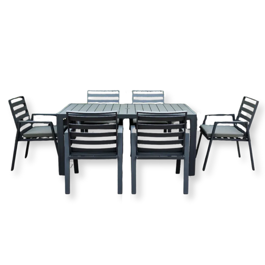 6-Seater Dining Table  Paradise Furniture - LA Pool & Spas