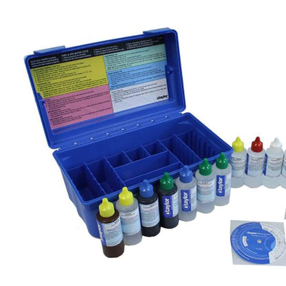 K-2005 Complete™ kit for Cl/Br, pH, Alk, CH, CYA (DPD–high range)