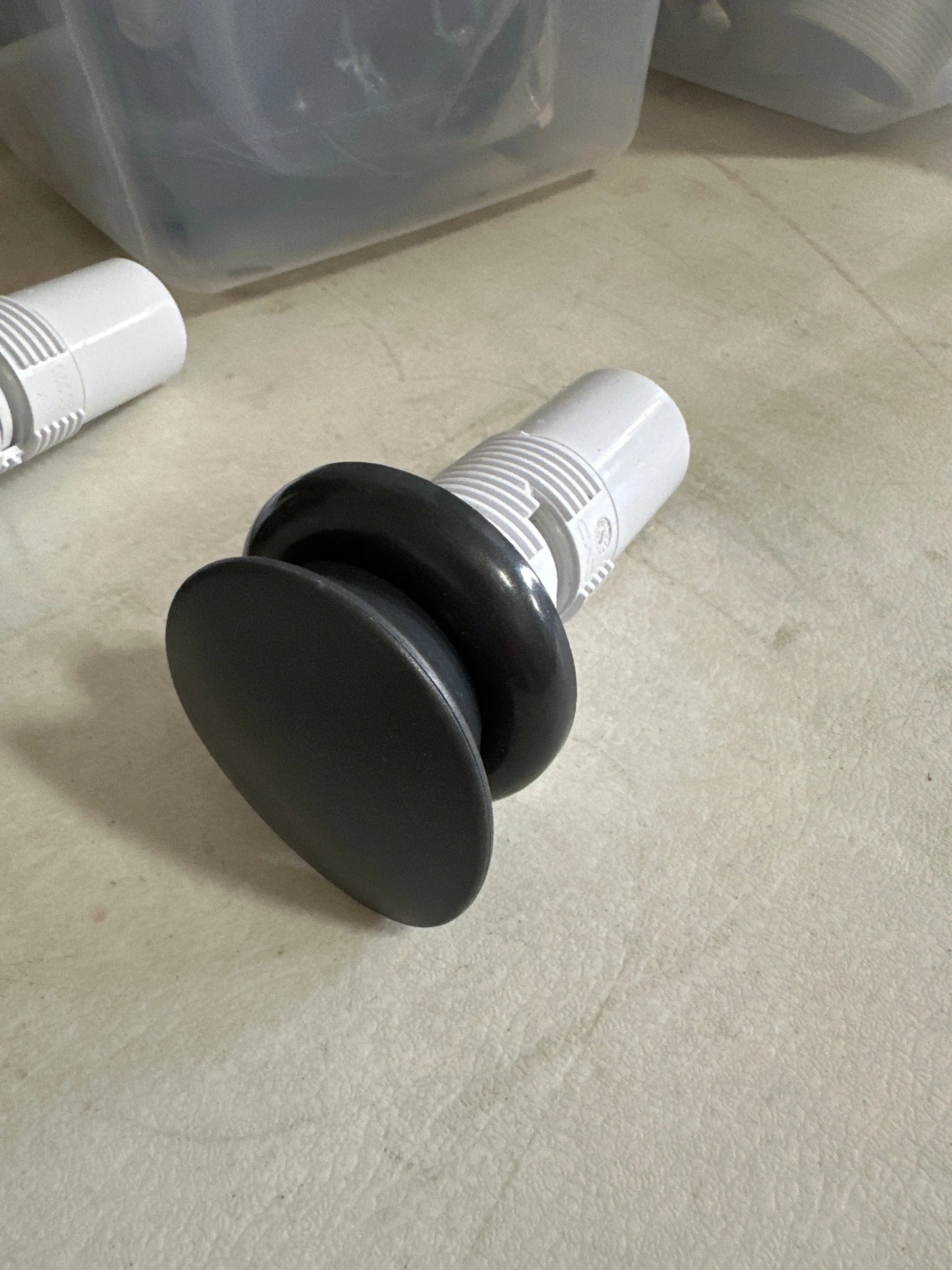 AIR CONTROL, OVAL HANDLE, W/OUT NUT & COMP RING, GRAPHITE  MAAX - LA Pool & Spas