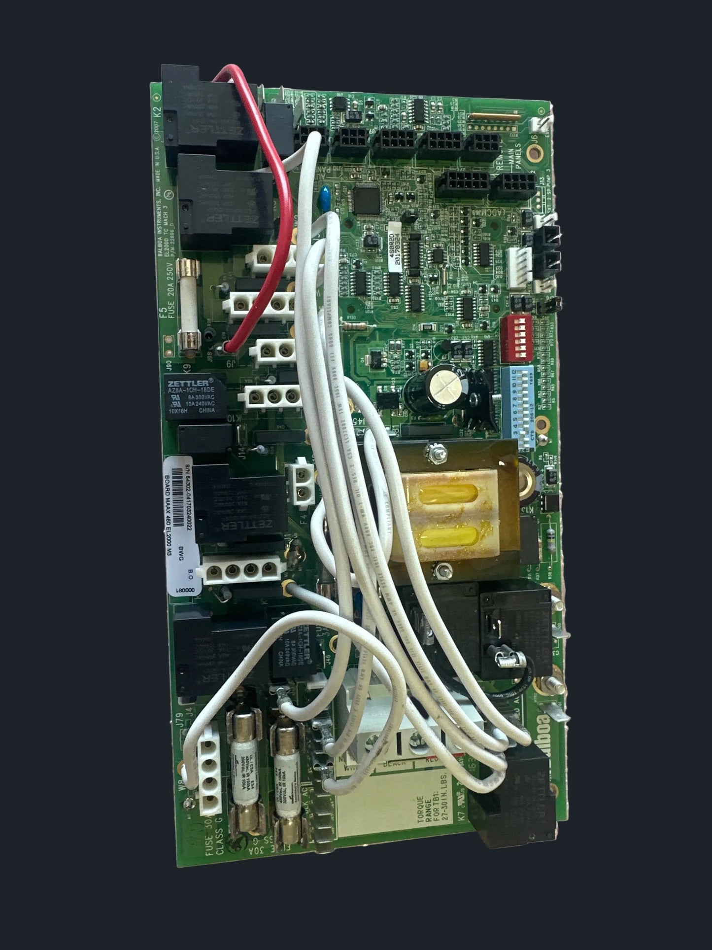 BOARD, 460 SYSTEM, 2006  MAAX - LA Pool & Spas