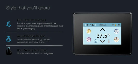 Balboa Spa Touch 2 W/Black Frame  Balboa - LA Pool & Spas