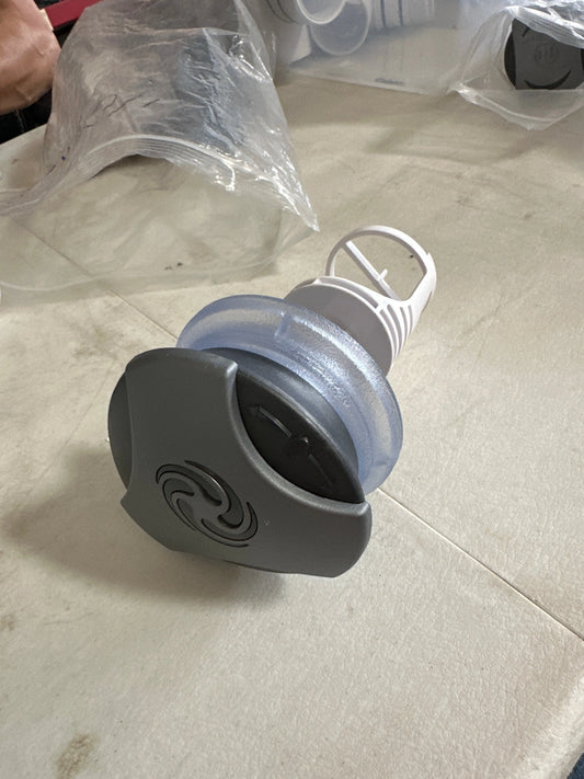 DIVERTER, 2IN, AW 2-TONE, CLR CAP, OVAL HNDL, STEM O-RING  MAAX - LA Pool & Spas