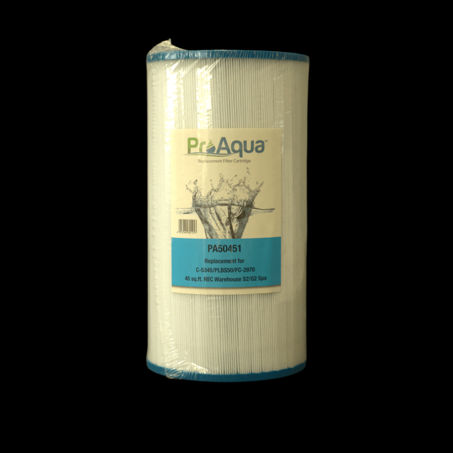 Pro-Aqua  C-5345 Hot Tub Filter (PLBS50, FC-2970, M50451)
