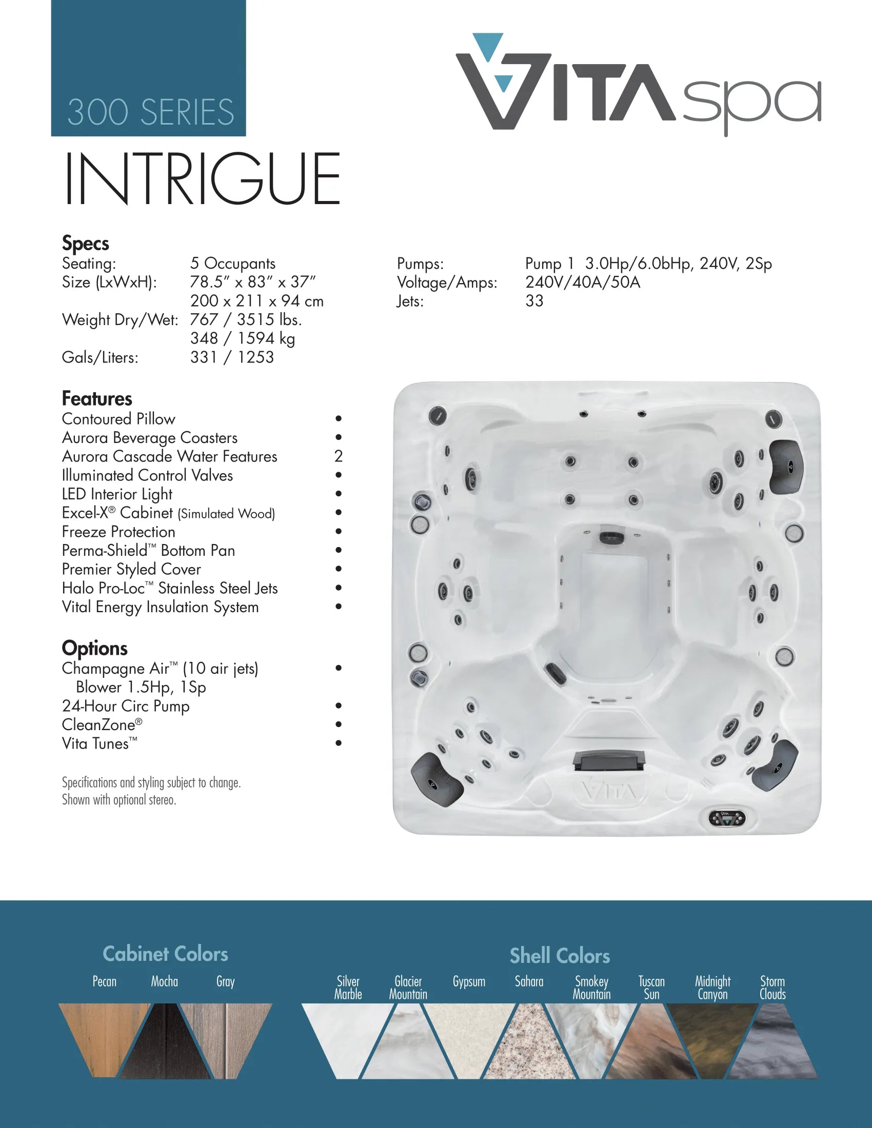Intrigue  American Bath Group - LA Pool & Spas