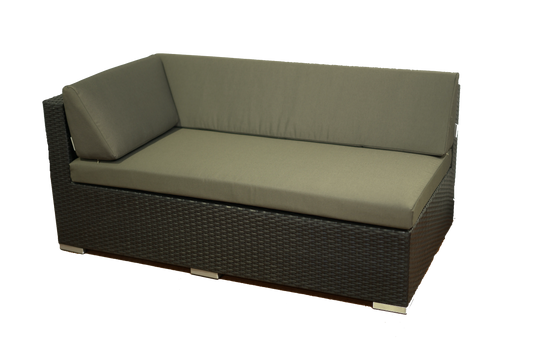 Long Sofa (Dark Grey) (Left Arm)  Paradise Furniture - LA Pool & Spas