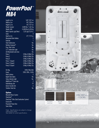 MB4 - 14 Foot Swim Spa American Bath Group la-aquatics.myshopify.com