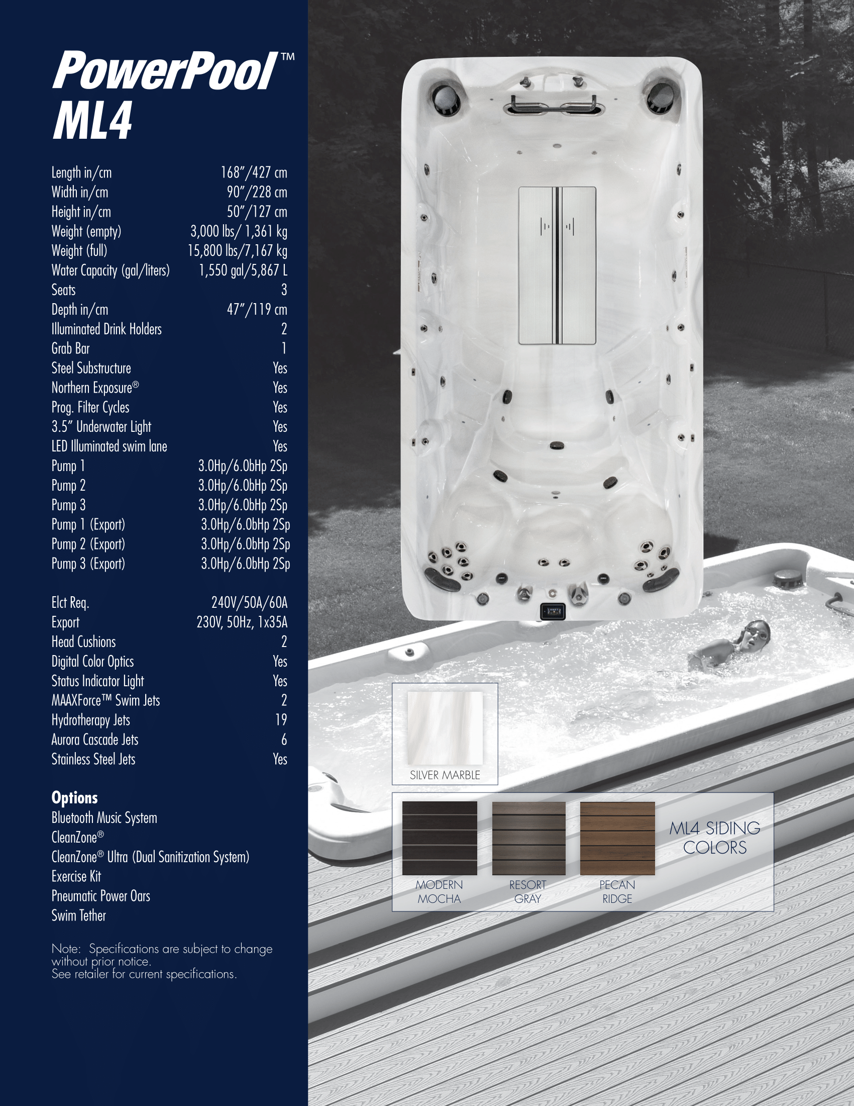 ML4 - 14 Foot Swim Spa American Bath Group - LA Pool & Spas