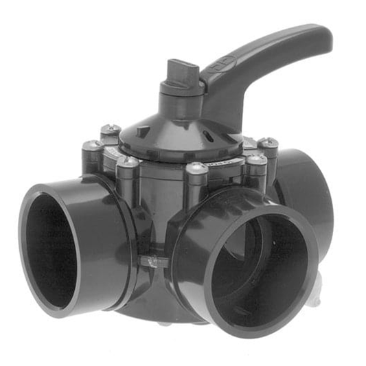 Hayward 3-Port Ball Valve - 2 Inch x 2.5