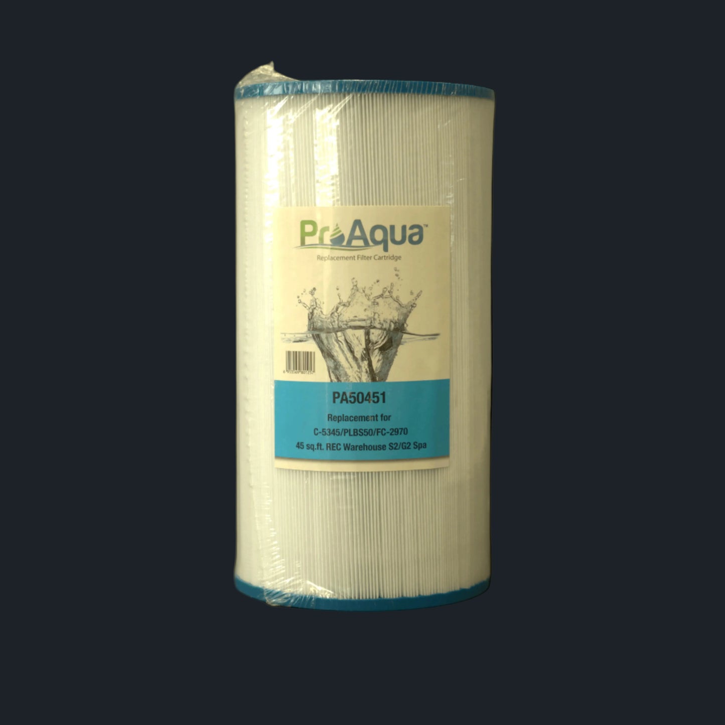 Pro-Aqua  C-5345 Hot Tub Filter (PLBS50, FC-2970, M50451)  ProAqua&Pleatco - LA Pool & Spas