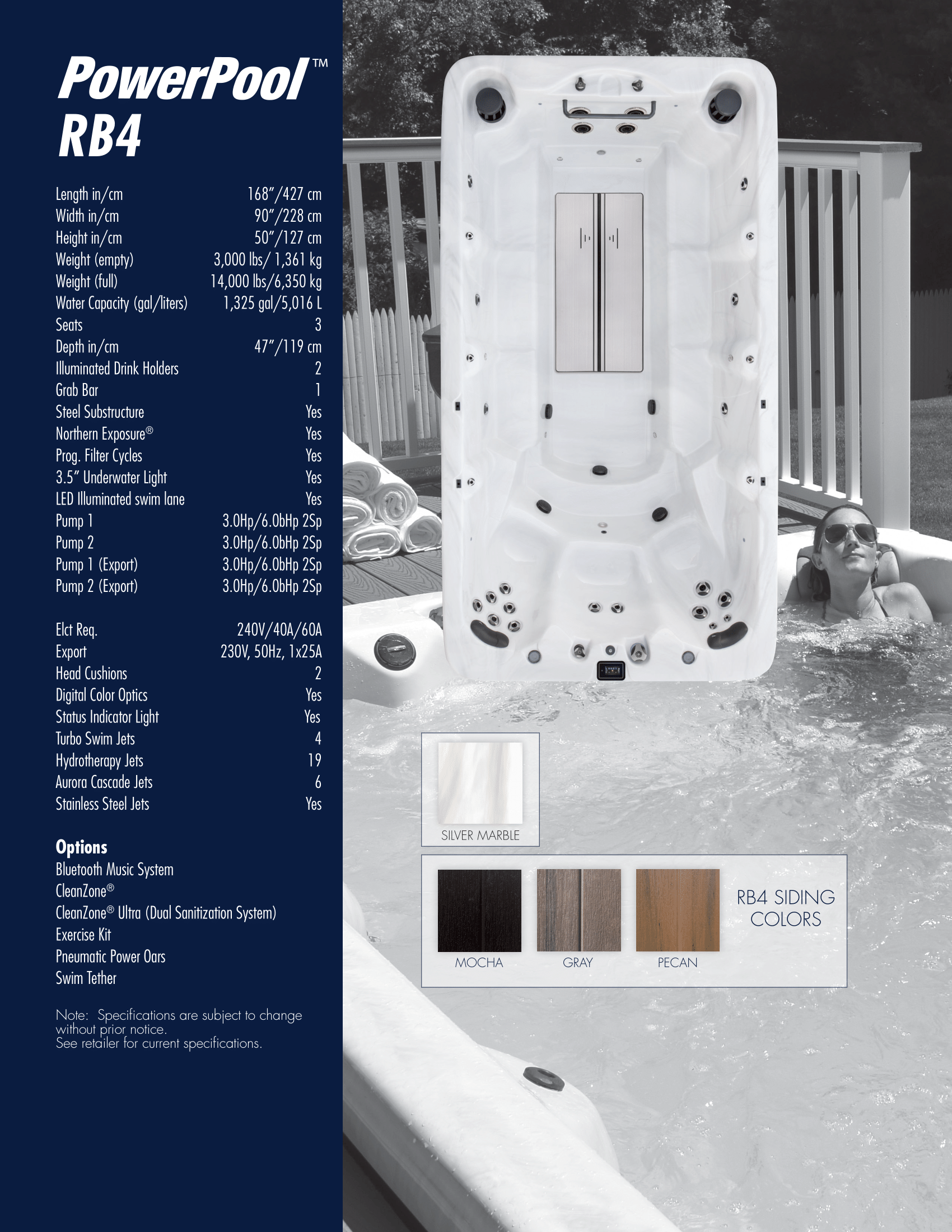 RB4 - 14 Foot Swim Spa American Bath Group - LA Pool & Spas