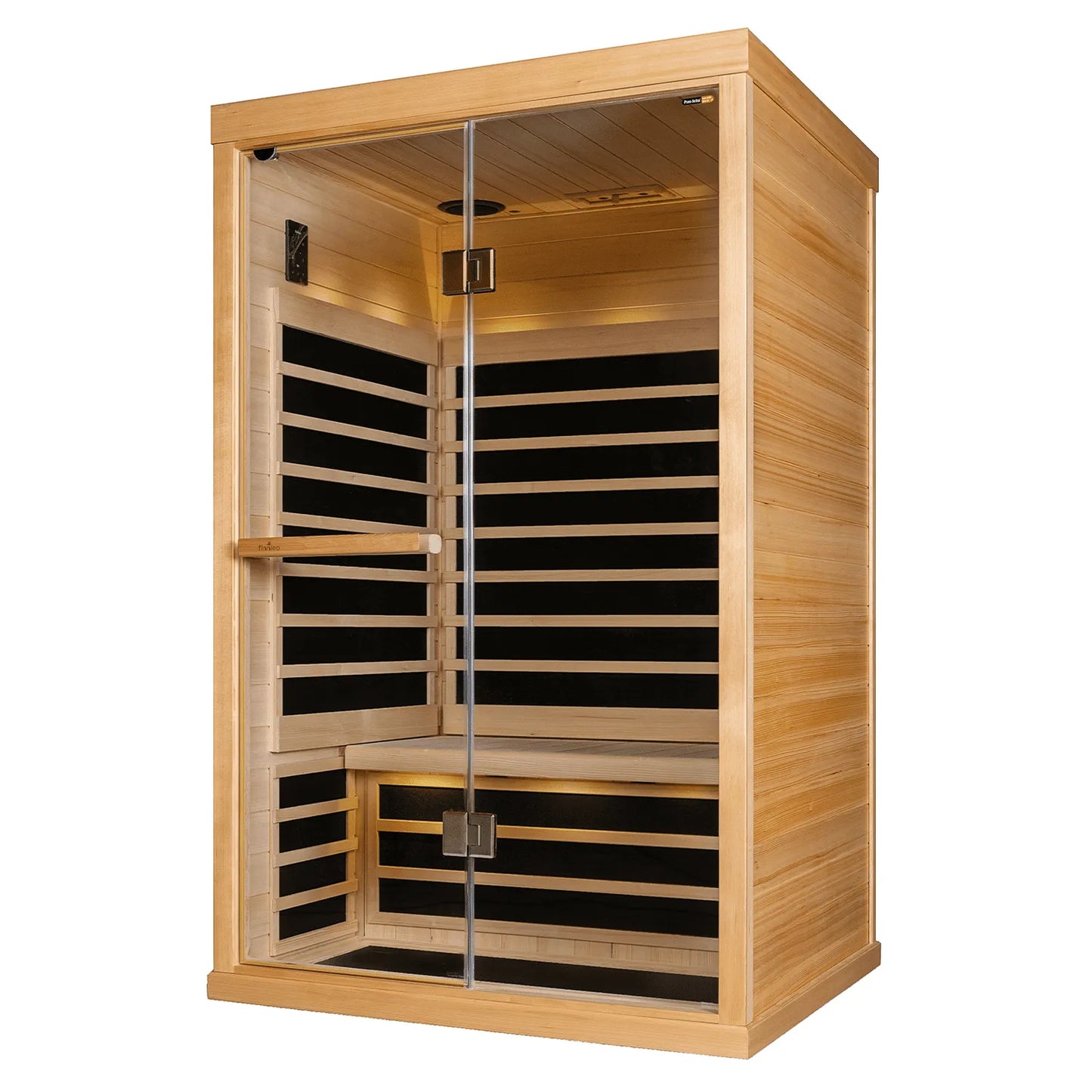 S820 - Hemlock - 2 Person 15 Amp Infrared Sauna  Finnleo - LA Pool & Spas