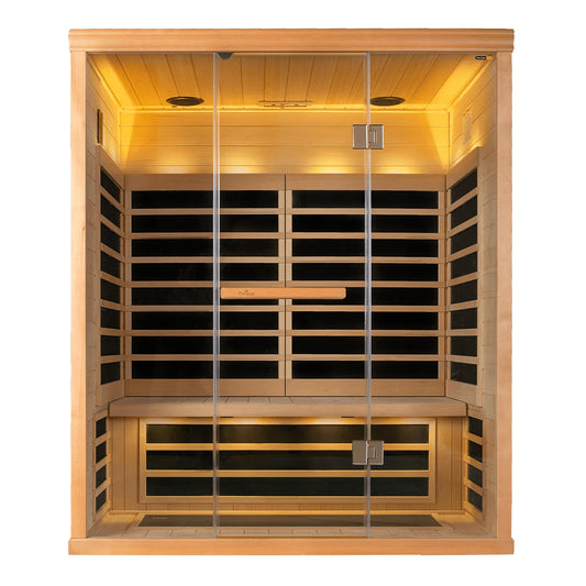 S825 - Hemlock - 2 Person 20 Amp (DEDICATED) Infrared Sauna  Finnleo - LA Pool & Spas