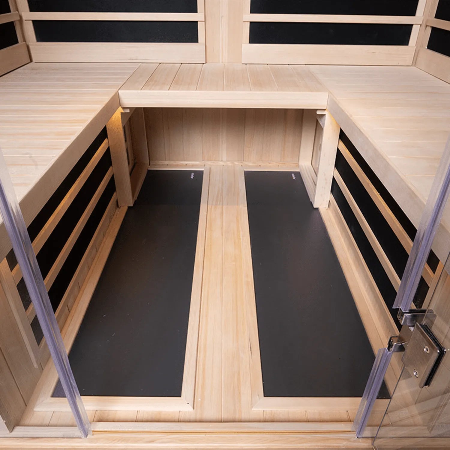 S840 - Hemlock - 4 Person 20 Amp (DEDICATED) Infrared Sauna  Finnleo - LA Pool & Spas
