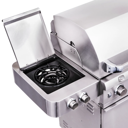 SABER® Premium 3-Burner Gas Grill w/Dual Ring Side Burner  North West Stoves - LA Pool & Spas