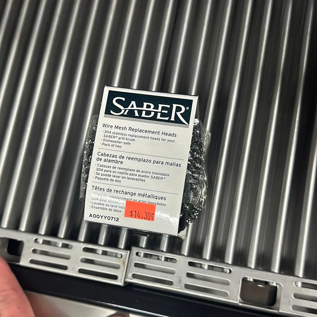 Saber Cool-Touch SS MESH Brush head  Saber - LA Pool & Spas