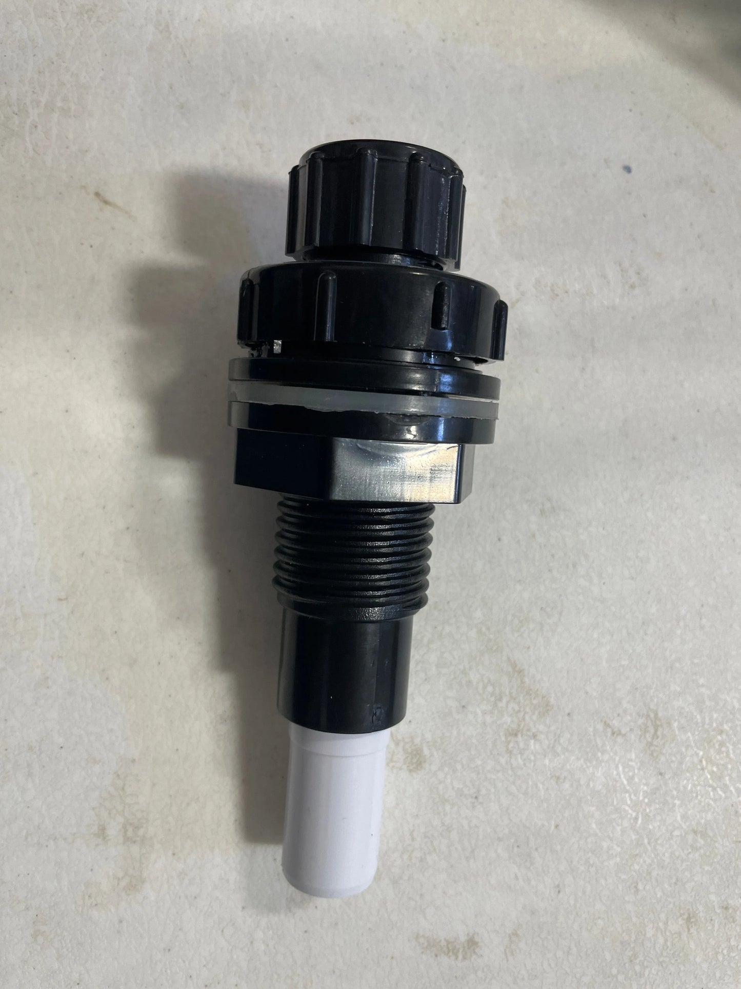 VALVE, DRAIN, ECONOMY, BLK, W/ 3/4" SMOOTH BARB  MAAX - LA Pool & Spas