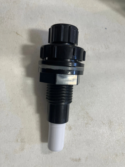 VALVE, DRAIN, ECONOMY, BLK, W/ 3/4" SMOOTH BARB  MAAX - LA Pool & Spas