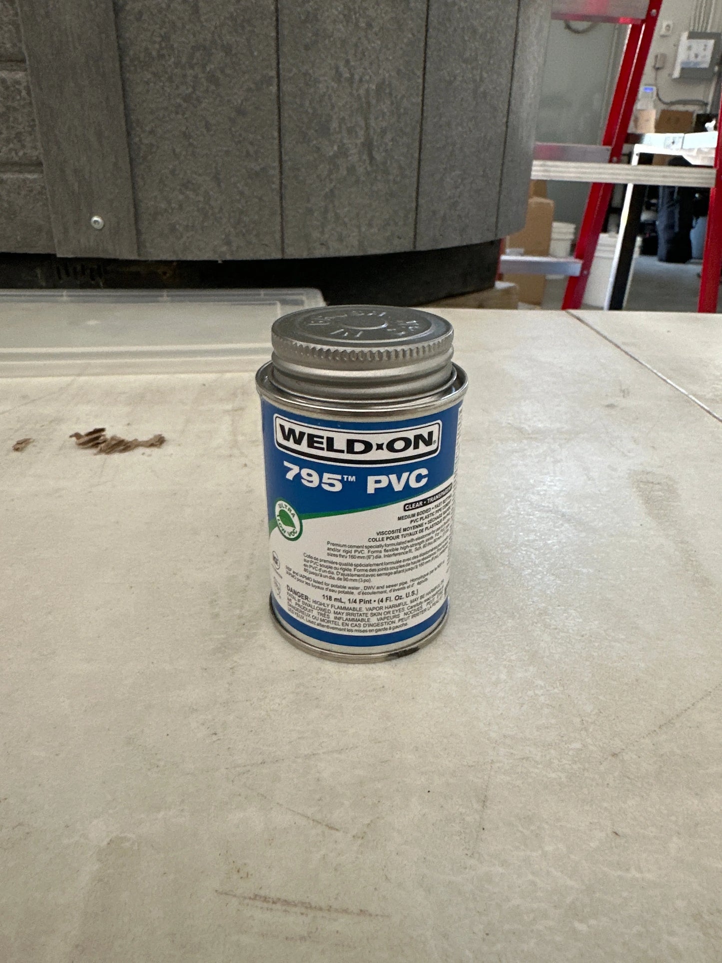 Weld-On 795 PVC Glue (Clear)  ASPS - LA Pool & Spas