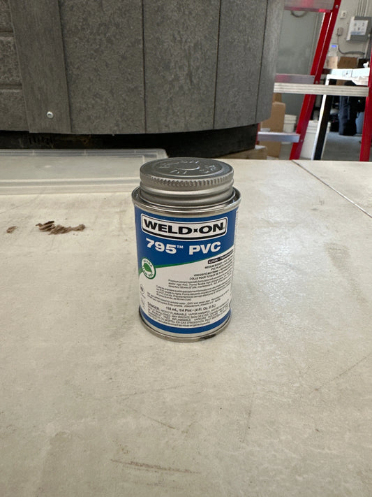 Weld-On 795 PVC Glue (Clear)  ASPS - LA Pool & Spas