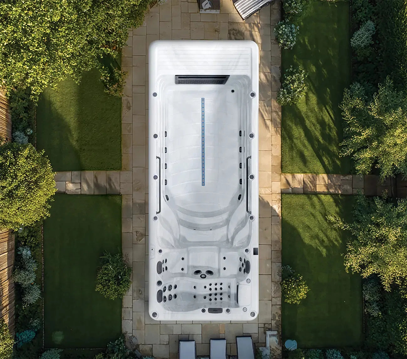 Zelus Pro Swim Spa  Platinum Spas - LA Pool & Spas