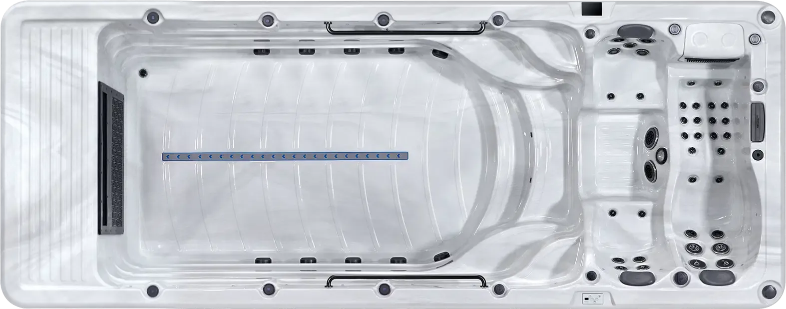 Zelus Pro Swim Spa  Platinum Spas - LA Pool & Spas