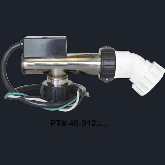 Arctic spa 5.5kw Heater, 240v, 45 deg, curved one end