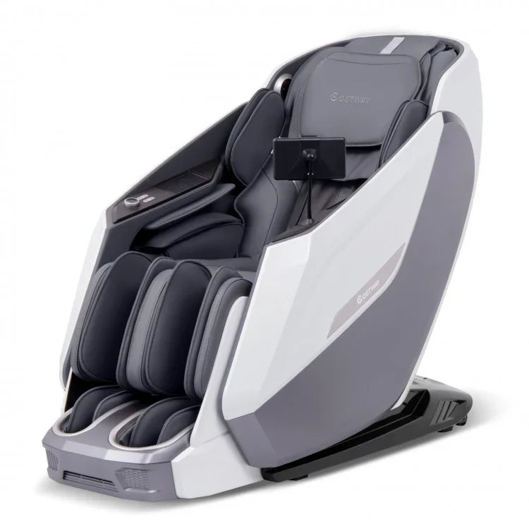 Mega Sale- Costway Jl10039wl-2025 New Model Premuim 4D Zero Gravity SL Track Massage Recliner with Heater and Airbag Massage