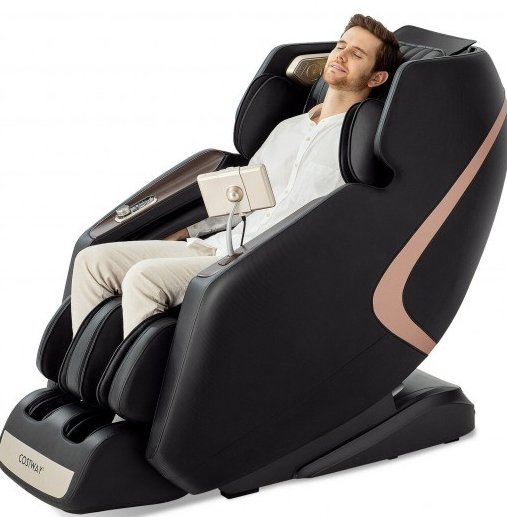 Holiday Sale -Top Seller-Premium Series-COSTWAY JL10013 Fully Loaded- 3D SL-Track Full Body Zero Gravity Massage Chair with Thai Stretch- Top 5 Seller-
