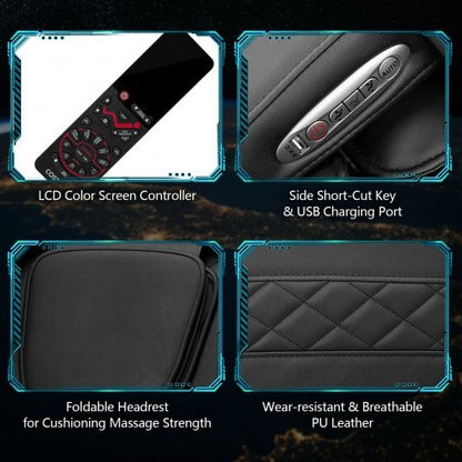 Holiday Sale -COSTWAY - JL10009WL - Electric Zero Gravity Heated Massage Chair with SL Track